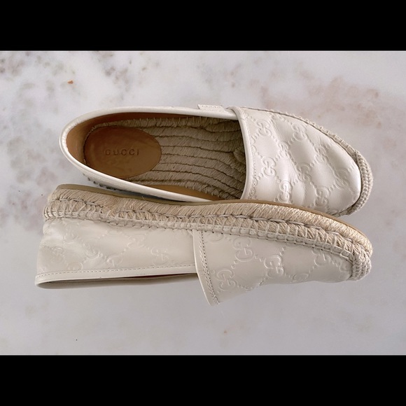 Gucci leather espadrille slides - Picture 4 of 10